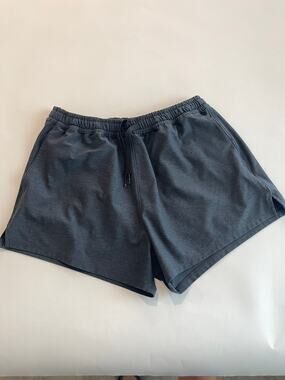Outdoor Voices Doing Things Women’s S Gray Athletic Shorts Drawstring Pockets